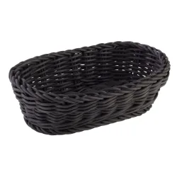 APS Korb PROFI LINE, Polypropylen, oval; 19x12x6 cm (LxBxH); schwarz; oval