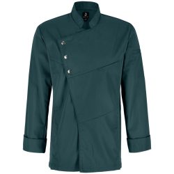 JOBELINE Herren Kochjacke Lewis Langarm; Kleidergrösse 44; petrolgrün