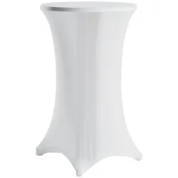 ERWIN M. Stehtischhusse Melior; 75x110 cm (ØxH); weiss; 5 Stück / Pack
