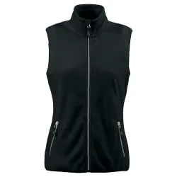 Printer Active Wear Damen-Fleeceweste Torge; Kleidergrösse L; schwarz
