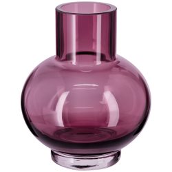 Vase Finia; 13x14.8 cm (ØxH); brombeer