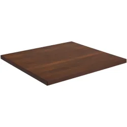 VEGA Indoor-Tischplatte Kentucky quadratisch; 80x80x3 cm (LxBxH); buche/tabak gebeizt; quadratisch