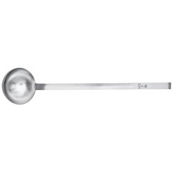 PULSIVA Schöpflöffel Valuo langstielig; 70 ml, 6.5x36 cm (ØxL); silber