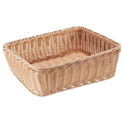 PULSIVA Brotkorb Patetico; GN 1/2, 32.5x26.5x10 cm (LxBxH); natur; rechteckig