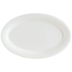 Bonna Platte oval Marlena; 32x21 cm (LxB); weiss; oval; 6 Stück / Pack
