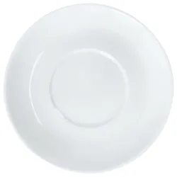 PULSIVA Kaffee-Untertasse Veso; 14 cm (Ø); weiss; rund; 6 Stück / Pack