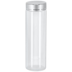 VEGA Glasbehälter Aurelia; 200 ml, 4.7x15 cm (ØxH); grau/transparent; zylinderförmig; 6 Stück / Pack