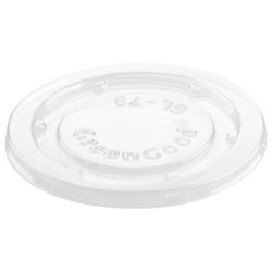 DUNI Dressingbecherdeckel EcoEcho IX; 7.8x0.6 cm (ØxH); transparent; rund; 200 Stück / Pack