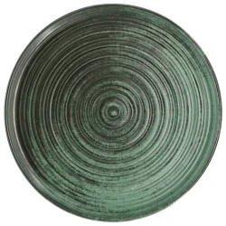 VEGA Teller Etana flach; 21x1 cm (ØxH); grün; rund; 6 Stück / Pack