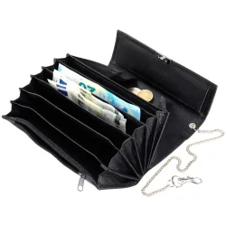 PULSIVA Kellnerportemonnaie  Lugano; 17.5x9 cm (LxB); schwarz; rechteckig