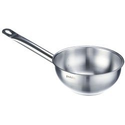 PULSIVA Sauteuse Chef mit Stiel; 2000 ml, 20x7.5 cm (ØxH); silber