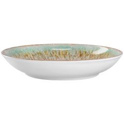 VEGA Teller tief Mercury; 1000 ml, 26x5 cm (ØxH); grün/braun; rund; 6 Stück / Pack