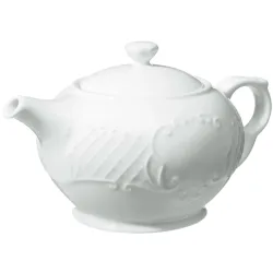 VEGA Teekanne Menuett mit Deckel; 460 ml, 8x10 cm (ØxH); weiss; rund; 2 Stück / Pack