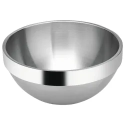 VEGA Buffetschale; 500 ml, 14x6.5 cm (ØxH); silber; rund