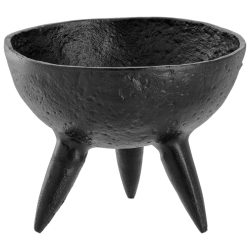 VEGA Schale mit Fuss Lys; 690 ml, 15.5x12 cm (ØxH); schwarz; rund