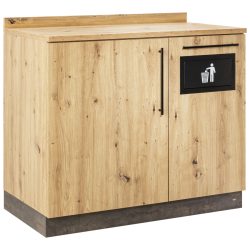 VEGA Servicestation Baristo Basic, mit Abfallsystem; 110x61x99.5 cm (BxTxH); wildeiche, Griff schwarz
