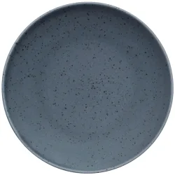 VEGA Teller flach Alessia; 16 cm (Ø); grau; rund; 6 Stück / Pack