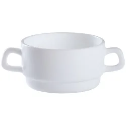 Arcoroc Suppentasse Restaurant; 310 ml, 10.2x5.8 cm (ØxH); weiss; rund; 6 Stück / Pack