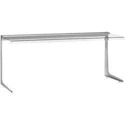 VEGA Hygieneschutz Valinta gross; 140x57.8x43.5 cm (BxHxT); silber/transparent; rechteckig