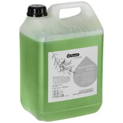 V-Touch Hotel Shampoo und Duschgel Oliva Pure 2 in 1, Kanister; 5000 ml; grün; 2 Stück / Pack