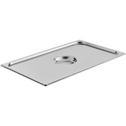 VEGA GN-Deckel Premium ohne Aussparung 1/1; GN 1/1; silber; rechteckig