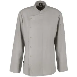 JOBELINE Herren Kochjacke Jacob Langarm; Kleidergrösse 56; grau