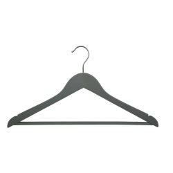 PULSIVA Hotel Kleiderbügel Colgado; 44.5x23 cm (LxH); grau; 12 Stück / Pack