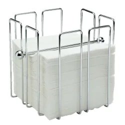 APS Serviettenhalter Rendere eckig; 19.5x19x19 cm (LxBxH); silber; quadratisch