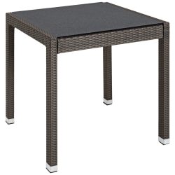 VEGA Tischgestell Metropolitan; 80x80x75 cm (LxBxH); dunkeltaupe; rechteckig