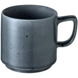 VEGA Espresso-Obertasse Alessia; 90 ml, 5.5x5.5 cm (ØxH); grau; rund; 6 Stück / Pack