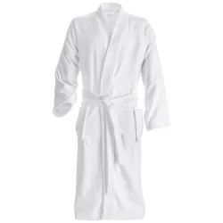 ERWIN M. Bademantel Adria Kimono; Kleidergrösse S/M; weiss