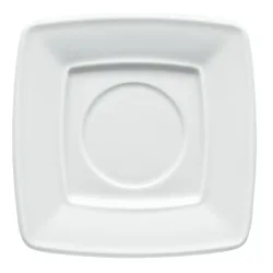 VEGA Espresso-Untertasse Melbourne; 12.5x12.5 cm (LxB); weiss; quadratisch; 6 Stück / Pack