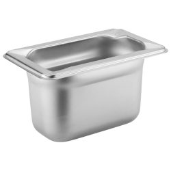 PULSIVA GN-Behälter 1/9 Profi; GN 1/9, 900 ml, 17.6x10.8x10 cm (LxBxT); edelstahl