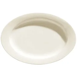VEGA Platte Skyline oval; 33x23x3.6 cm (LxBxH); cremeweiss; oval; 4 Stück / Pack