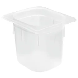 PULSIVA GN-Behälter 1/6 Risa; GN 1/6, 2200 ml, 17.6x16.2x15 cm (LxBxT); transparent