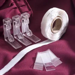 ERWIN M. Skirting-Befestigungs-Pack 18-teilig; weiss