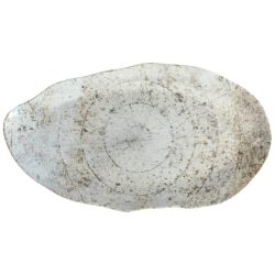 VEGA Platte Gironia organisch; 37.5x20 cm (LxB); taupe; 3 Stück / Pack