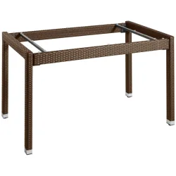 VEGA Tischgestell Metropolitan; 130x80x75 cm (LxBxH); tabak; rechteckig