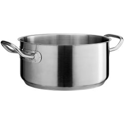 VEGA Bratentopf Professional ohne Deckel; 4900 ml, 24x11.5 cm (ØxH); silber; rund