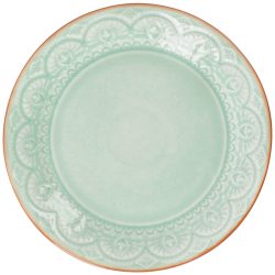 PULSIVA Teller Indie flach; 26x2.8 cm (ØxH); mint; rund; 4 Stück / Pack