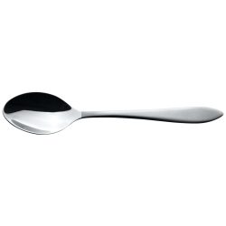VEGA Mokka-/Espressolöffel Salerno matt; 11.2 cm (L); silber, Griff silber; 12 Stück / Pack