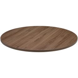 VEGA Indoor-Tischplatte Maliana rund; 100 cm (Ø); eiche/braun/grau; rund