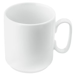 PULSIVA Kaffeebecher Veso; 200 ml, 7.4x8.3 cm (ØxH); weiss; rund; 6 Stück / Pack