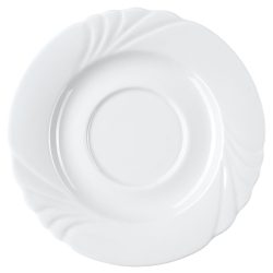 PULSIVA Kaffee-Untertasse Swing 2.0; 14.5 cm (Ø); weiss; rund; 6 Stück / Pack