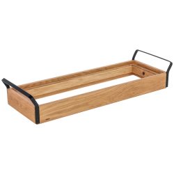 VEGA Grundbox Esino flach, GN 2/4; 61.9x21x10.9 cm (LxBxH); braun/schwarz; rechteckig