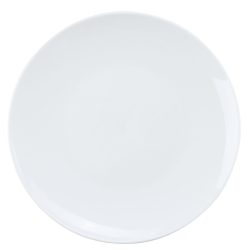PULSIVA Teller Coupe flach; 21 cm (Ø); weiss; rund; 6 Stück / Pack