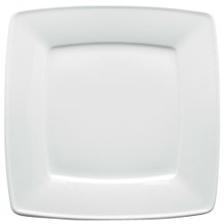 VEGA Teller flach Melbourne; 25.5x25.5 cm (LxB); weiss; quadratisch; 6 Stück / Pack
