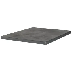 PULSIVA Tischplatte Sevelit quadratisch; 80x80 cm (LxB); beton; quadratisch