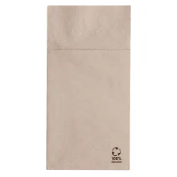 GARCIA DE POU Bestecktasche Ecolabel; 10x20 cm (BxL); natur; 50 Stück / Pack