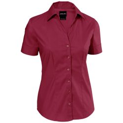 JOBELINE Damen Bluse Cecaria Kurzarm; Kleidergrösse 40; bordeaux
